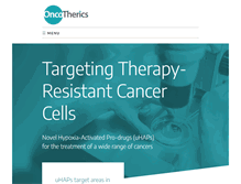 Tablet Screenshot of oncotherics.com